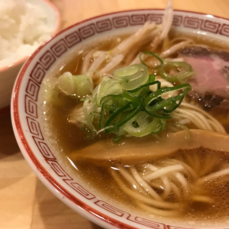 お昼のサービスランチ(めん処まるきょう)