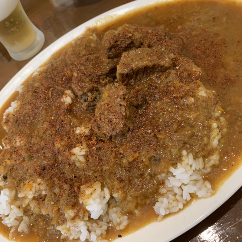 ビーフカレー ガラムマサラトッピング(王様のスプーン)