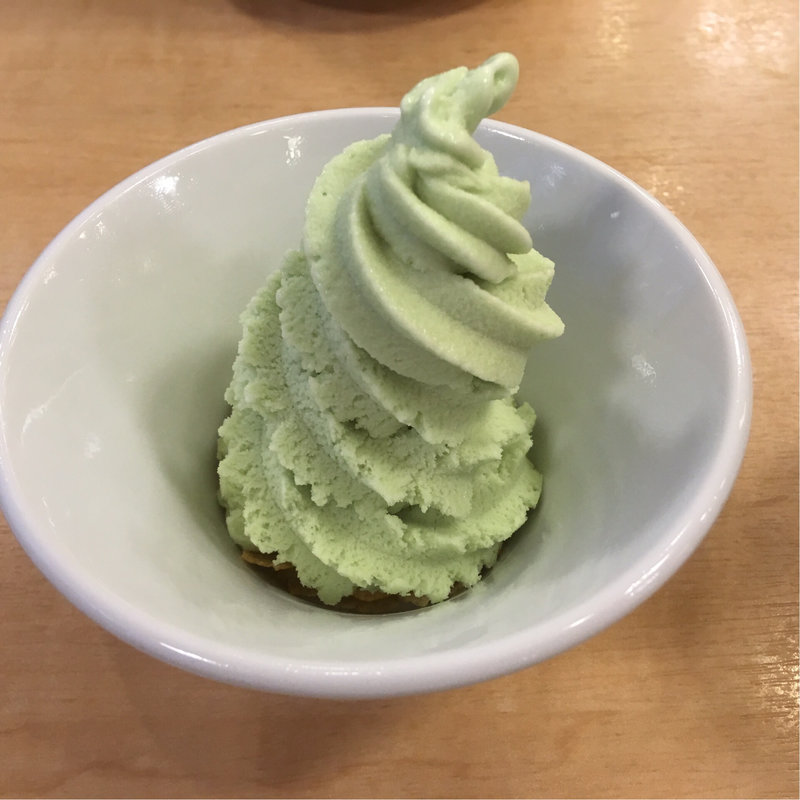 ソフトアイス(甘熟メロン)(元気寿司 川崎駅前大通店)