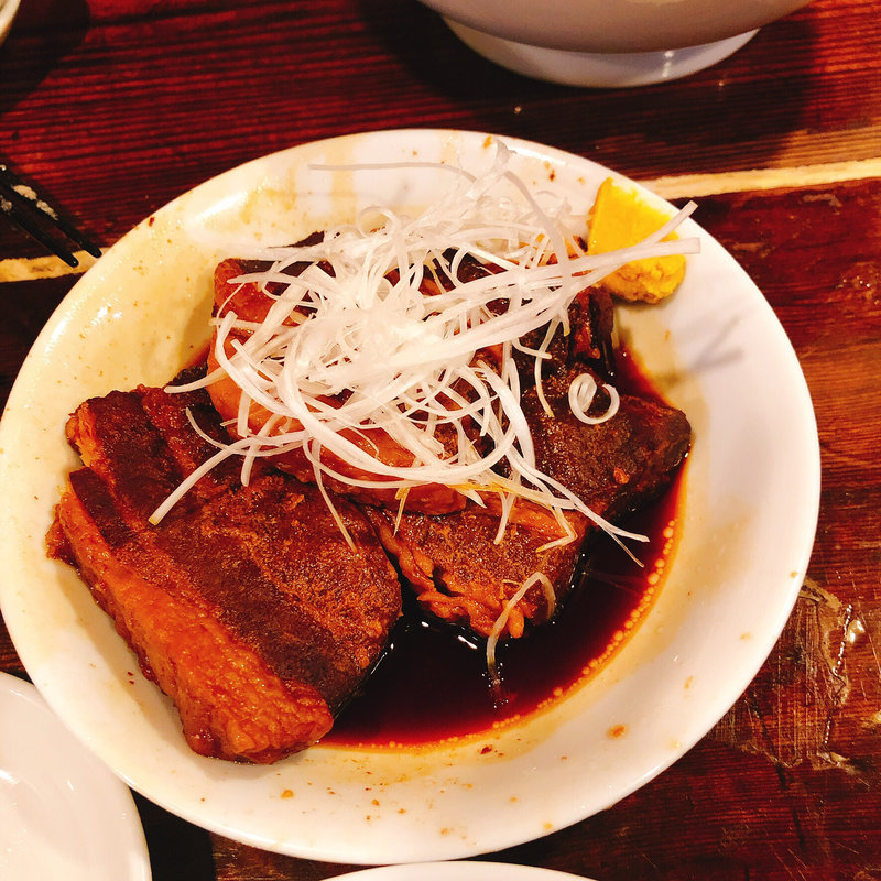 角煮(かおたんラーメン えんとつ屋 南青山店)