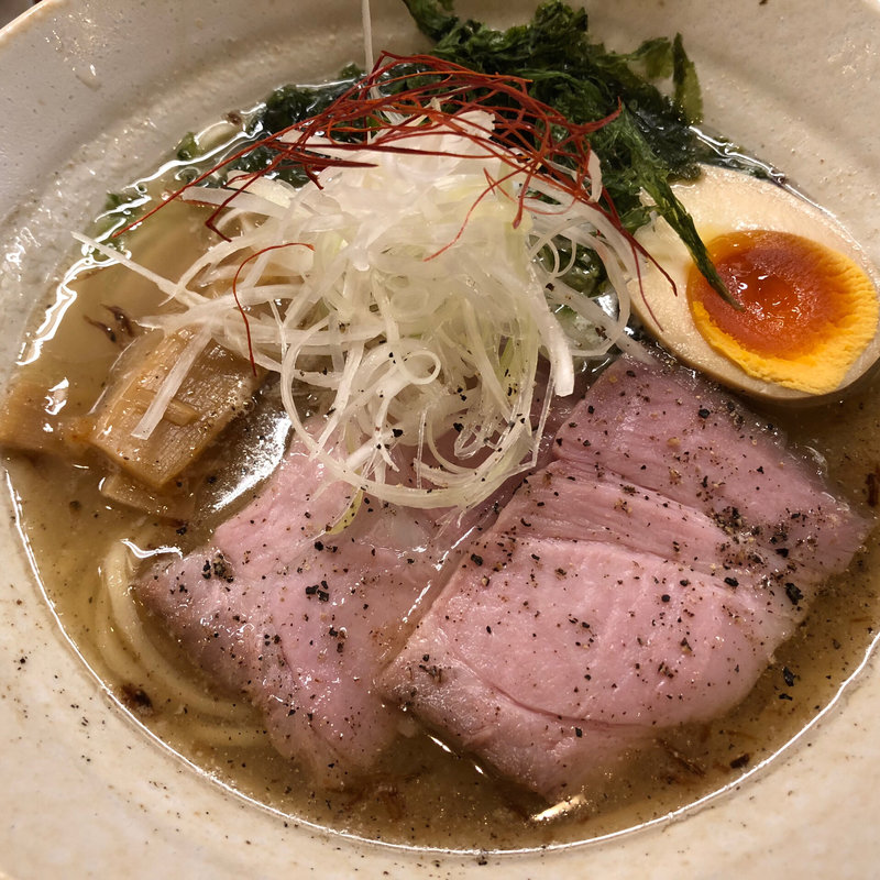 魚元素 塩★ （通称：魚塩）	710円 （すだち付）(麺元素)