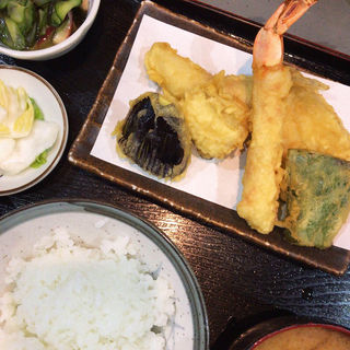 天ぷら定食(魚谷)