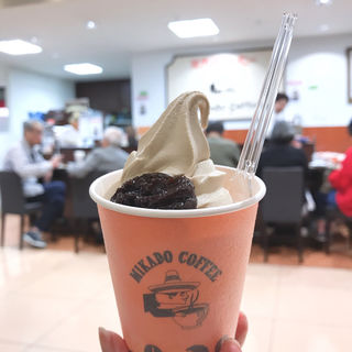 ミカド珈琲のモカソフト(ミカドコーヒー 渋谷東急本店)