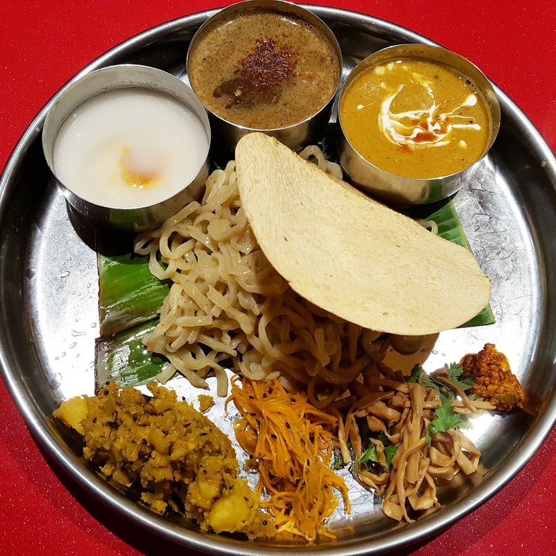 ミールスつけめん(スパイスらぁめん 釈迦 池袋店)