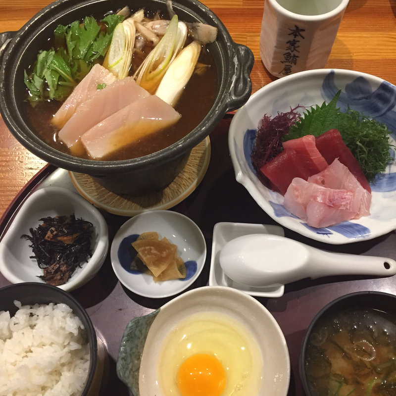 鮪屋定食（刺身付き）(本家鮪屋 伊豆高原本店 )