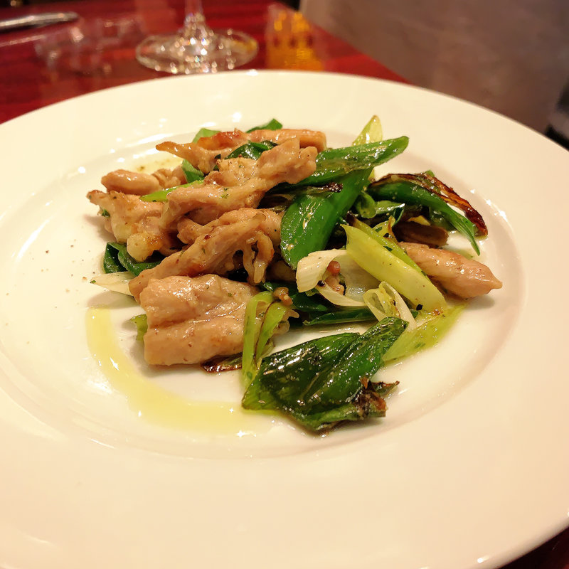 鶏セセリ肉と九条ねぎのブルゴーニュバターソテー(sifflet シフレ)