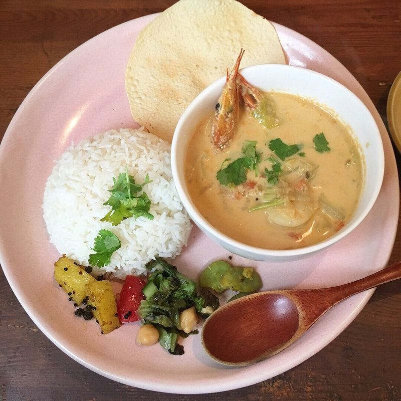 ココナッツ海老カレー(青い鳥 幡ヶ谷)