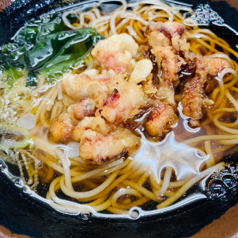 げそ天そば(峠の蕎麦 )