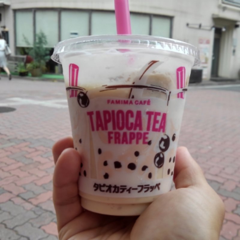 タピオカティーフラッペ(ファミリーマート 本社)