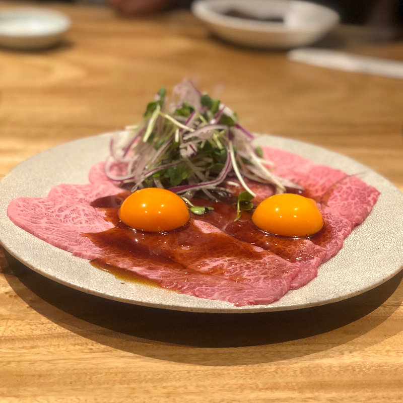 ミスジユッケ(まぼたん)