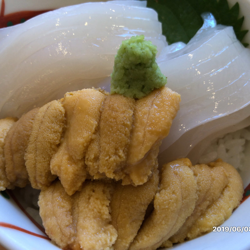 二色丼 Sサイズ(うに むらかみ 函館本店)