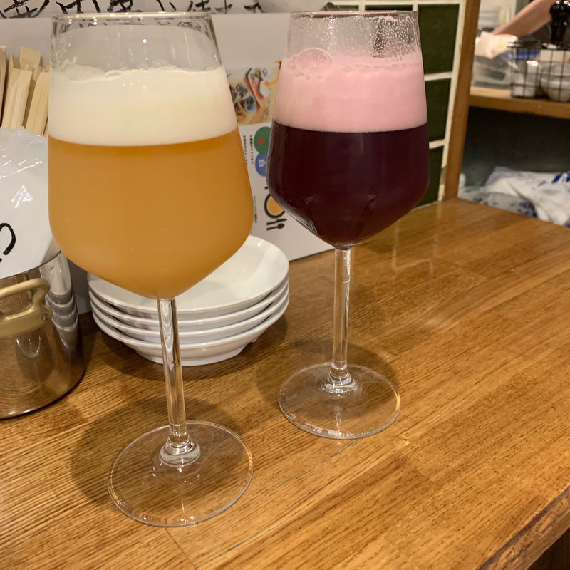 モモビール、ブドウビール(ニューコマツ)