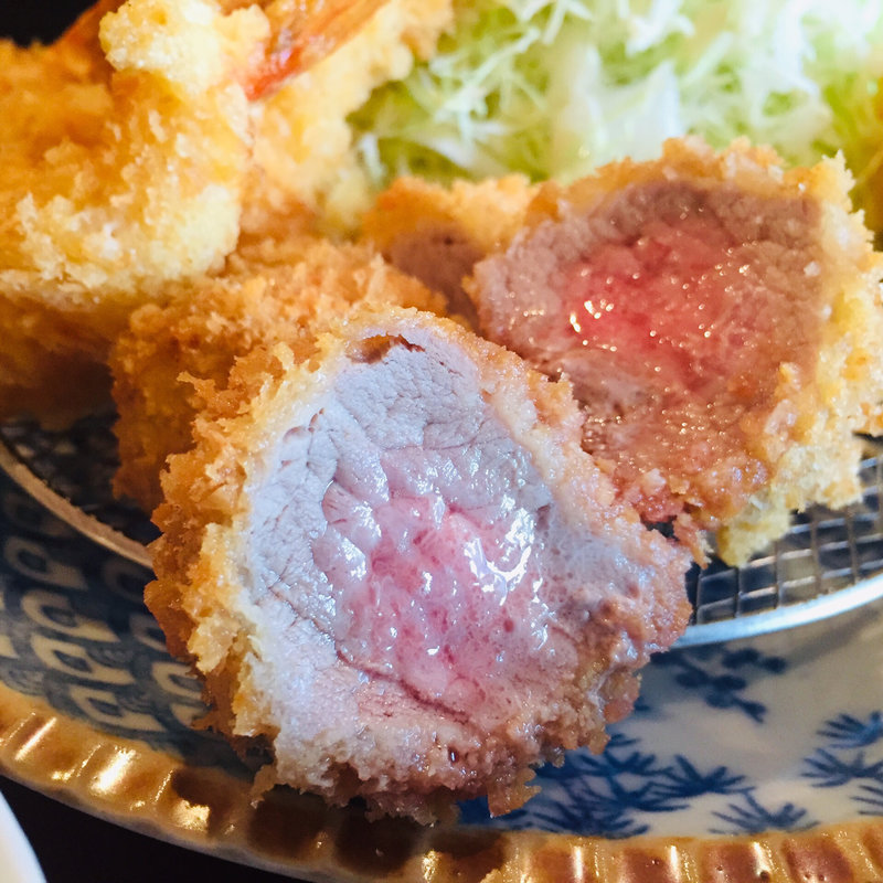 籠豚ひれカツ(揚げ処 十句)