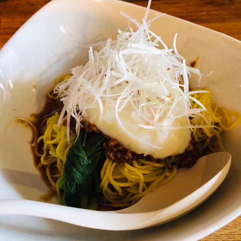 汁なし坦々麺(麺家 五大力 東豊中本店)