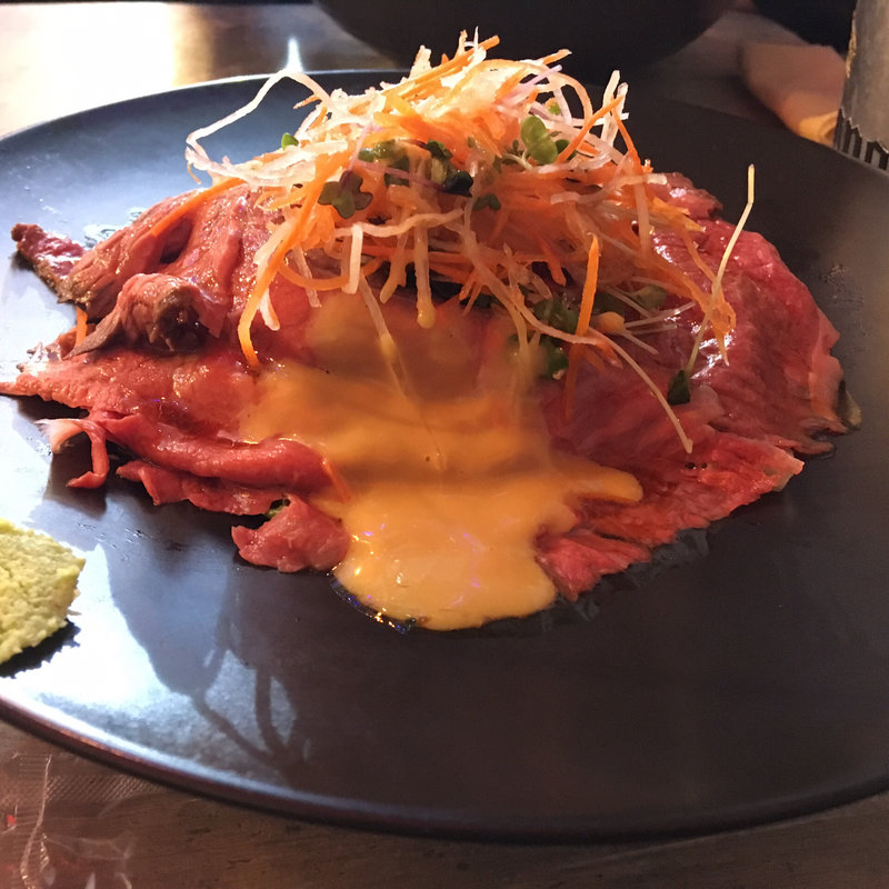 銘柄牛ローストビーフのサラダ仕立て(TABI×DINING ROUTE ZERO)