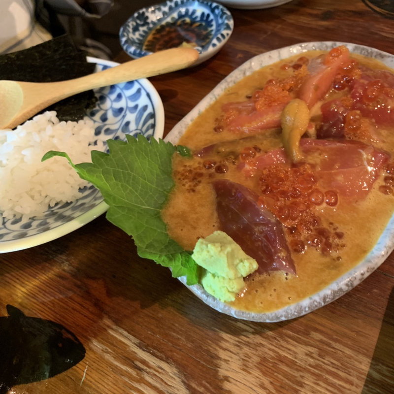 本マグロ切落としの雲丹醤あえ(マグロマート)