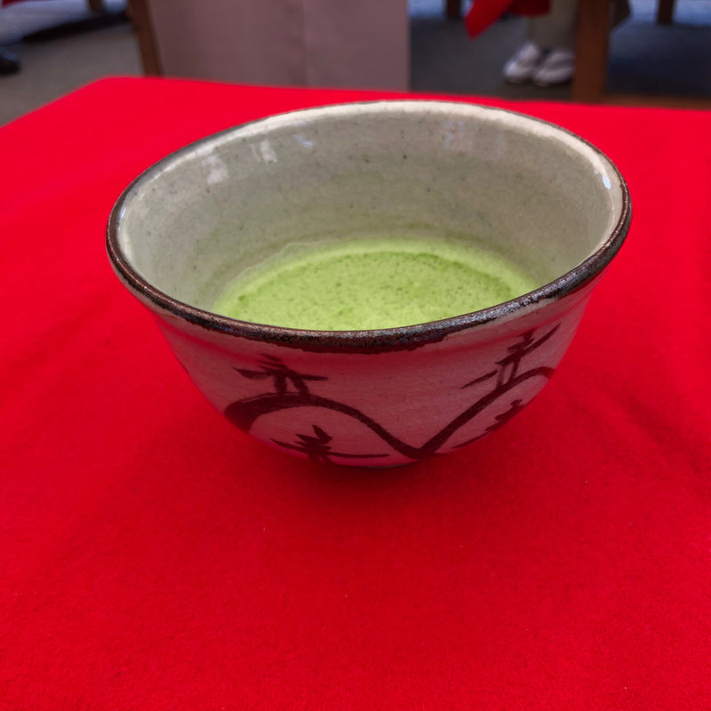 抹茶(かわつ花菖蒲茶会)