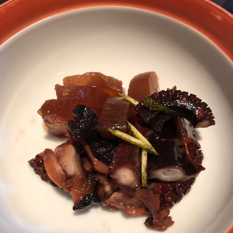 タコのやわらか煮(おそば処狸亭はやし )