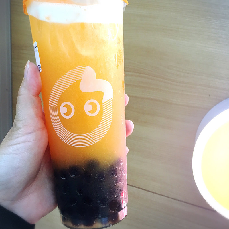 タピオカパッションフルーツ緑茶(CoCo都可 高田馬場店)