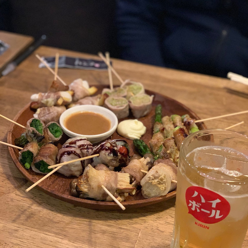 人気串4種セット(野菜肉巻き串 ぐるり 福島)