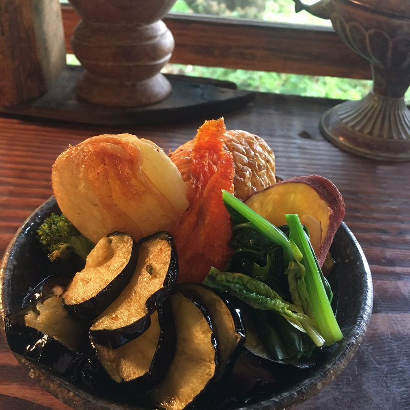 あげ野菜のおろしそば(蕎麦 いち)