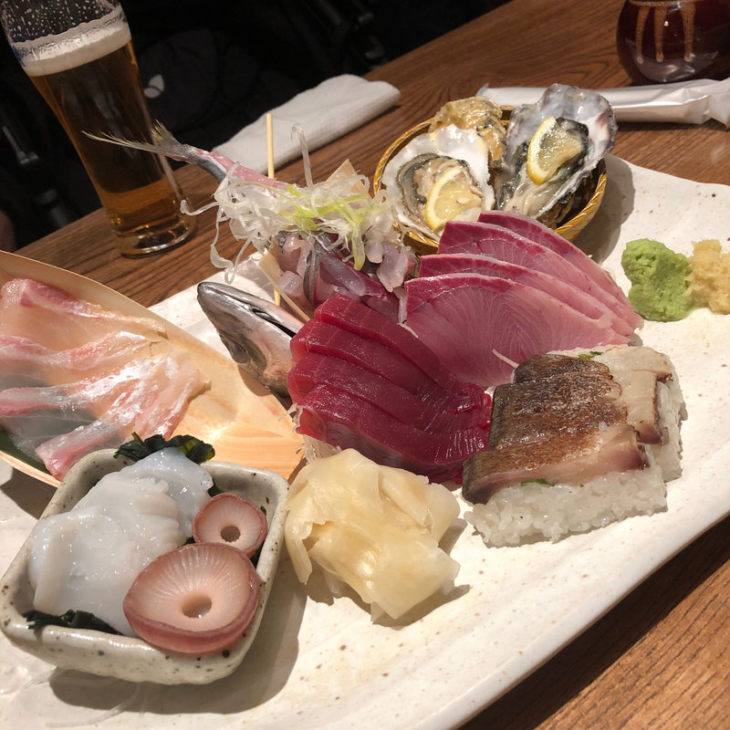 5点盛り(渋三魚金)