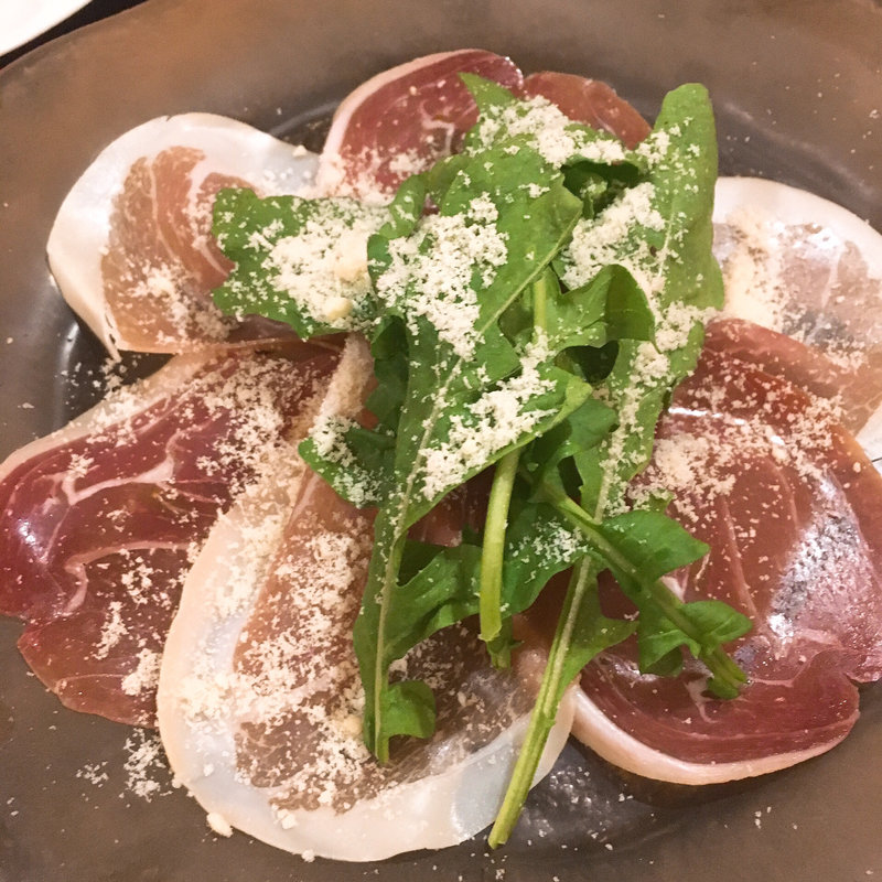 パルマ産生ハムとルッコラ(Cuore)