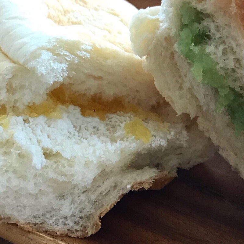 夏みかんマンゴージャム×ホイップクリーム(福田パン 長田町本店 )