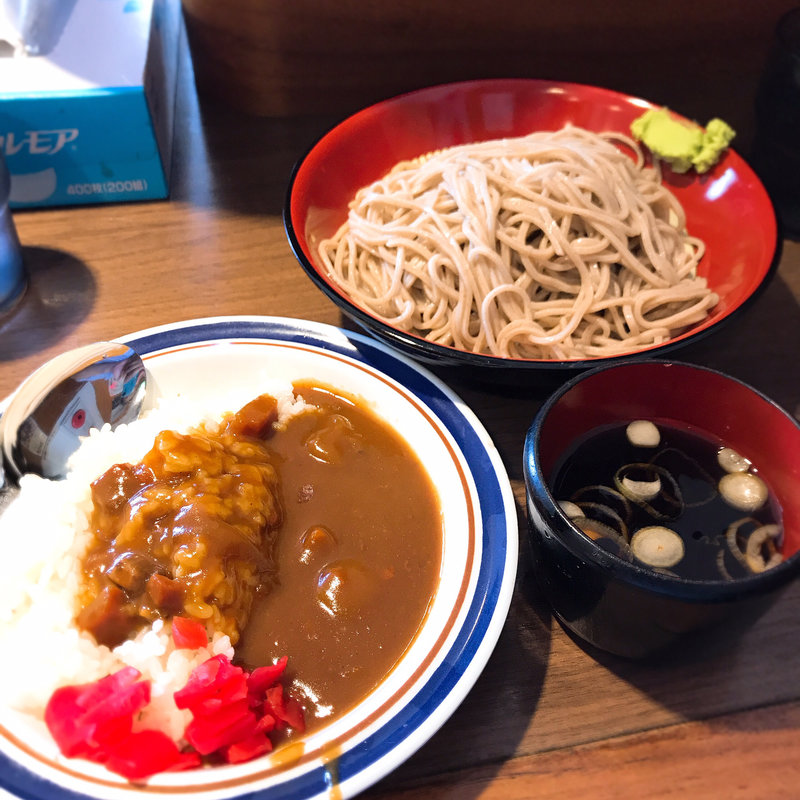 ミニカレーセット(名代 富士そば 飯田橋店 )