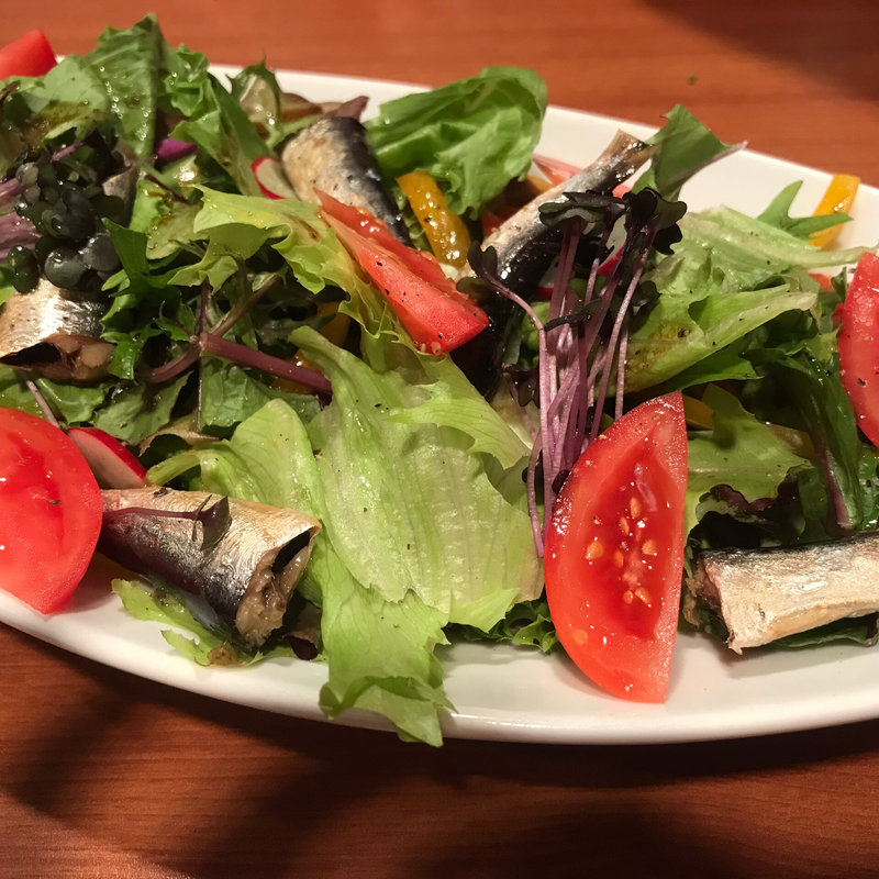 自家製オイルサーディンのサラダ(F+1)