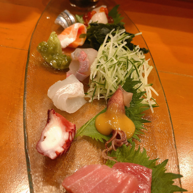 造り盛り合わせ1人前(魚とあっさり天ぷらのお店 大葉屋)