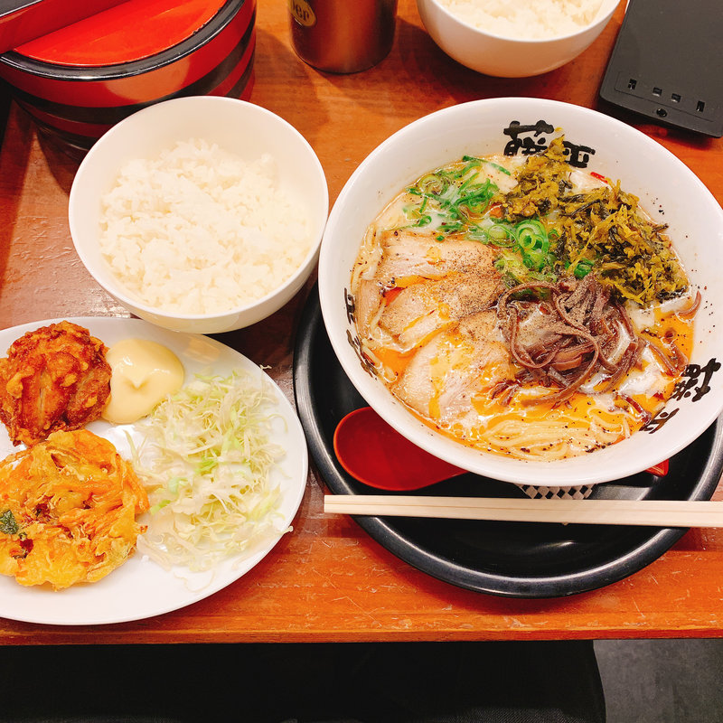 藤平ラーメン(フライセット)(らー麺 藤平 堂島店)