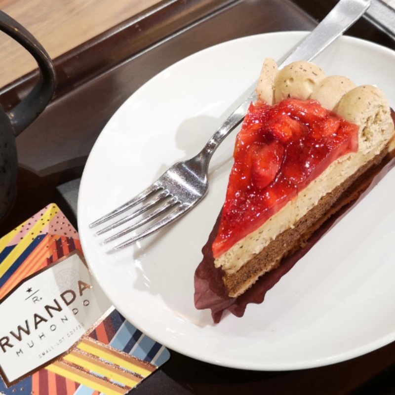 ストロベリーとダージリンのタルト(スターバックスコーヒー 目黒店)