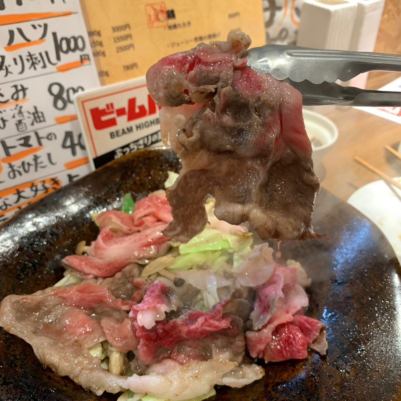 黒毛和牛焼きすき(ニク酒場 ミツ)