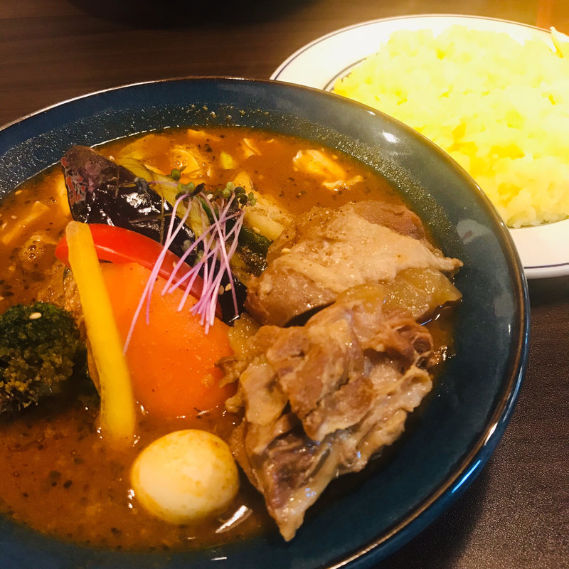 豚バラソーキベジカレー(札幌スープカレー JACK 新町店)