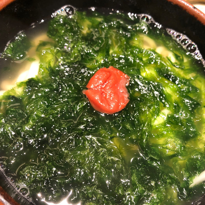 あおさうどん(二〇加屋長介 JRJP博多ビル店)