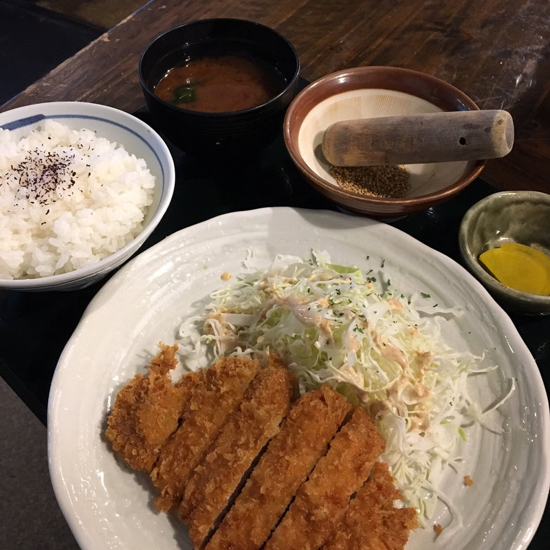 とんかつ定食(串カツ居酒屋 さのや)
