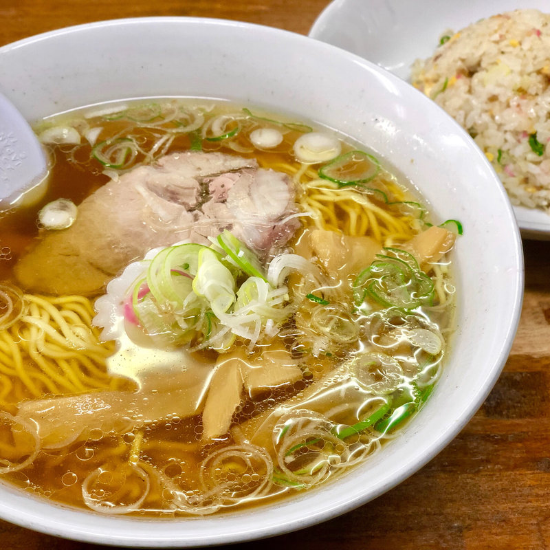 らーめん 半チャーハン セット(らーめん 太陽 高円寺店)