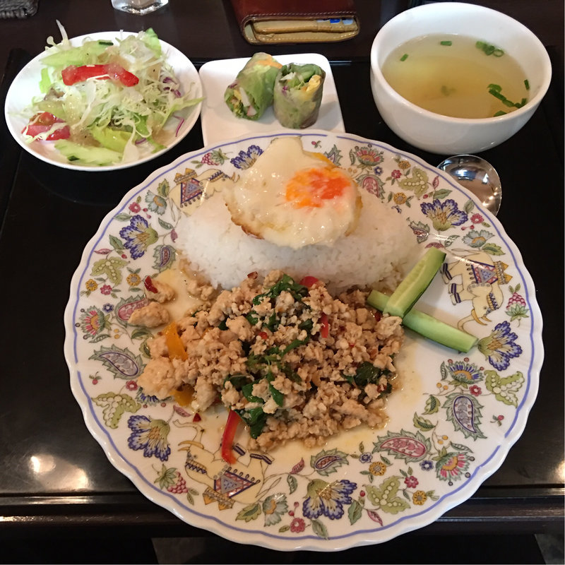 Aセット(ガパオライス)(ガパオ)