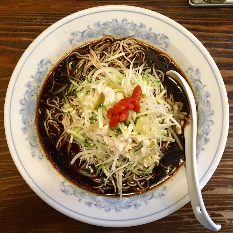 冷し黒酢麺(揚州商人 新橋店)