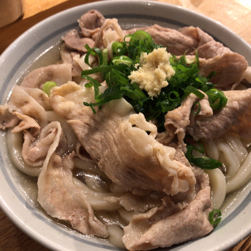 肉かけうどん