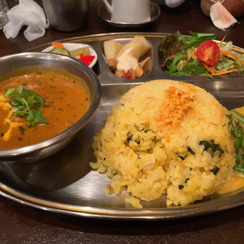 カリーランチ（バターチキンカリー）(カフェ＆カレー ボタ)