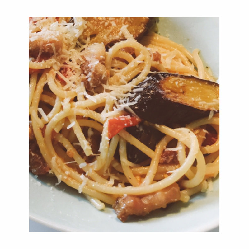 スパゲッティ・アッラ・ノルマ(田園調布シークレットパスタ会)