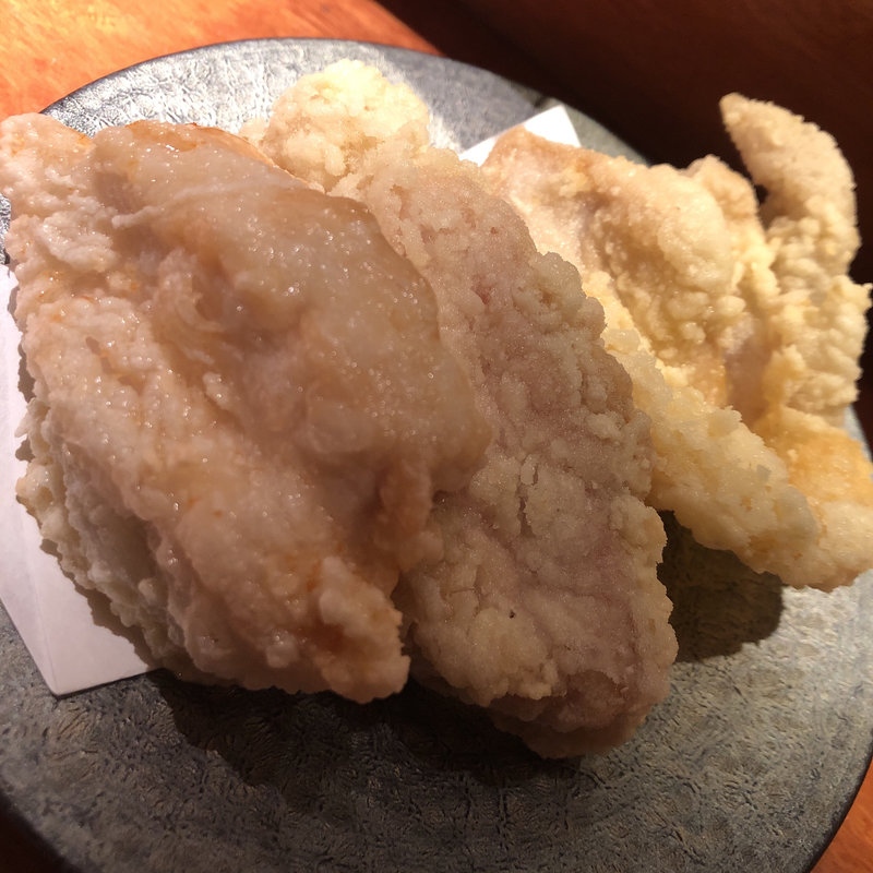 白い唐揚げ定食(やきとり宮川　四ツ谷)