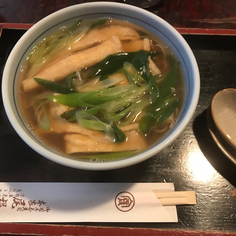 きつねそば(本家 尾張屋 本店 （ほんけおわりや）)