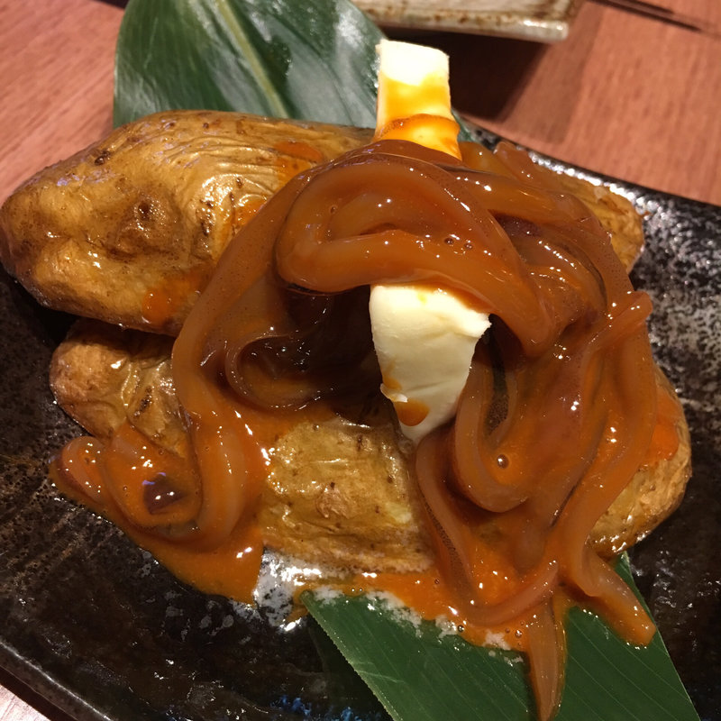 塩辛ジャガバター(肉汁餃子のダンダダン 今泉店)