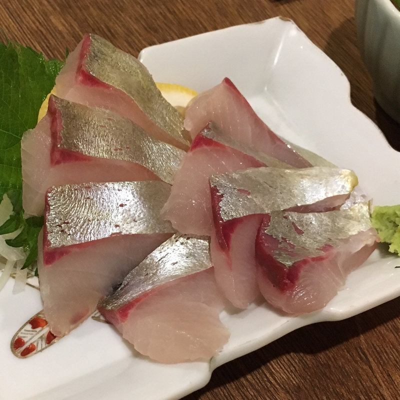 シマアジ刺身(文治)