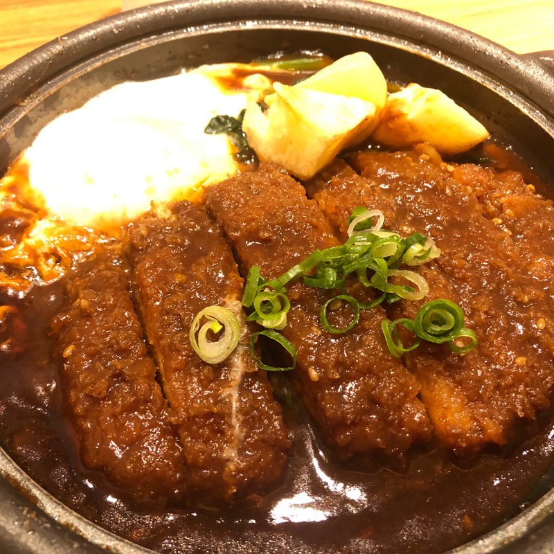 味噌カツ煮定食(やよい軒 伊勢佐木町店)