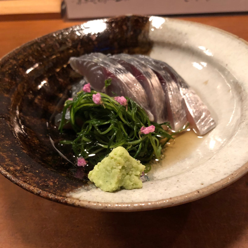 鰆のきずし(食堂ほかげ )