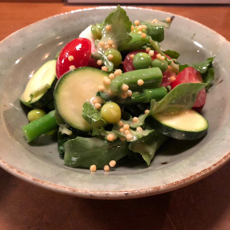 地場産野菜のサラダ(食堂ほかげ )